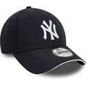 kepure-islenkta-tamsiai-melyna-reguliuojamas-9forty-microfibre-new-york-yankees-mlb-new-era