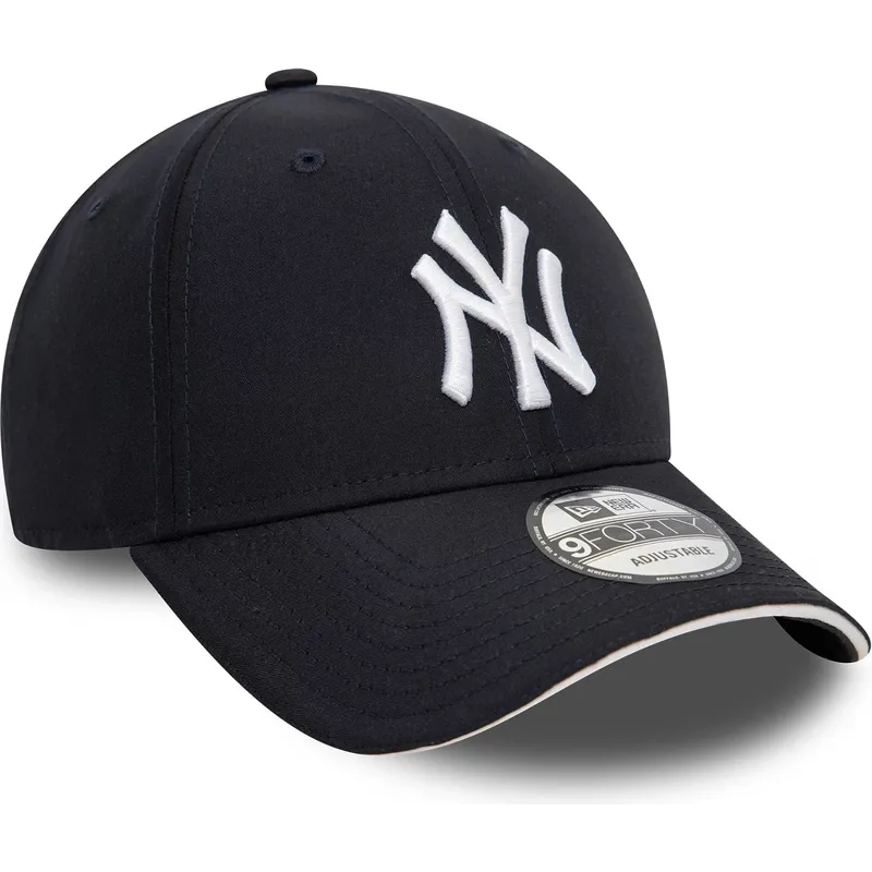 kepure-islenkta-tamsiai-melyna-reguliuojamas-9forty-microfibre-new-york-yankees-mlb-new-era