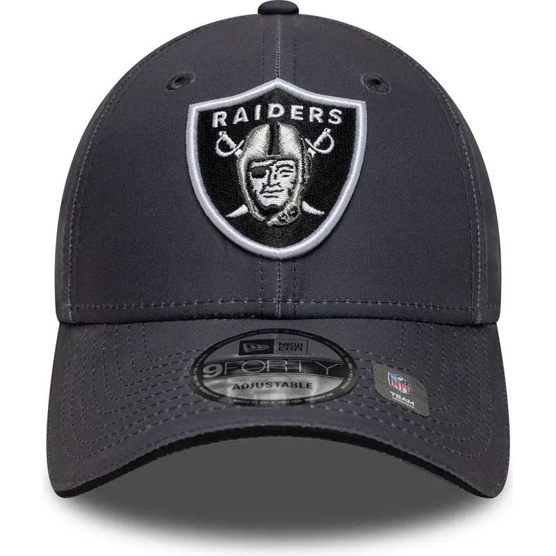 kepure-islenkta-pilka-reguliuojamas-9forty-microfibre-las-vegas-raiders-nfl-new-era