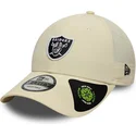 kepure-islenkta-smelio-reguliuojamas-9forty-recycled-midi-las-vegas-raiders-nfl-new-era