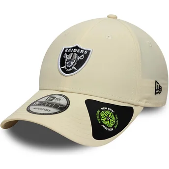 Kepurė išlenkta smėlio reguliuojama juostelė 9FORTY Recycled Midi Las Vegas Raiders NFL New Era