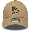kepure-islenkta-ruda-reguliuojamas-9forty-outline-los-angeles-dodgers-mlb-new-era