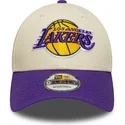 cap-islenkta-beige-adjustable-strap-9forty-colour-block-los-angeles-lakers-nba-new-era