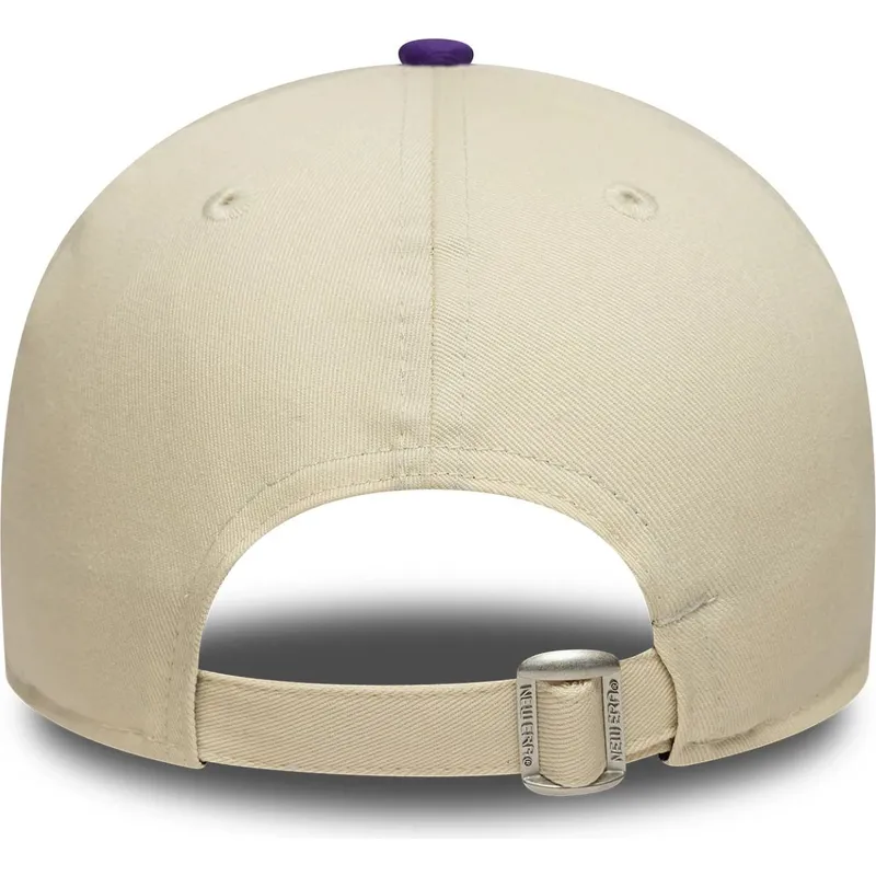 kepure-islenkta-smelio-reguliuojama-juostele-9forty-colour-block-los-angeles-lakers-nba-new-era