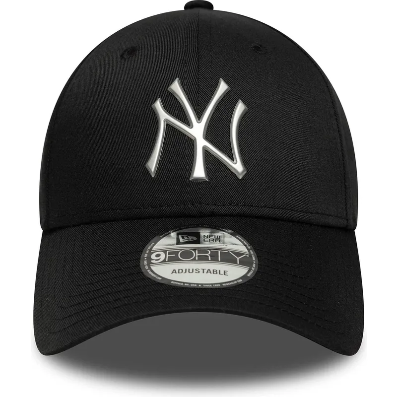 kepure-islenkta-juoda-snapback-9forty-metallic-new-york-yankees-mlb-new-era