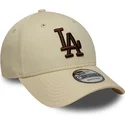 kepure-islenkta-smelio-reguliuojamas-9forty-league-essential-los-angeles-dodgers-mlb-new-era