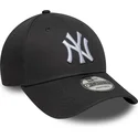 cap-islenkta-gray-adjustable-strap-9forty-league-essential-new-york-yankees-mlb-new-era