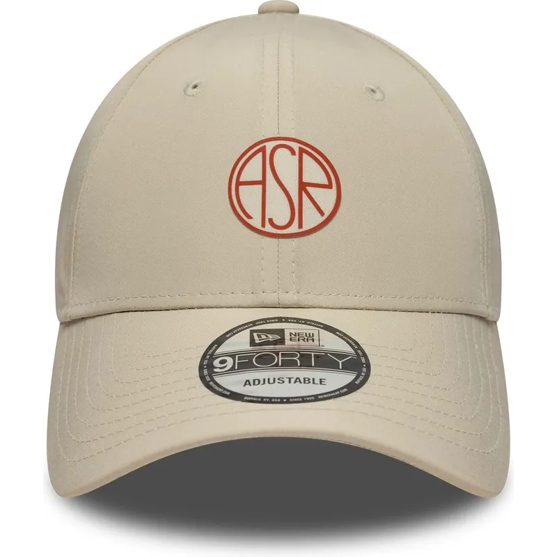 cap-islenkta-beige-adjustable-strap-9forty-streetweear-associazione-sportiva-roma-serie-a-new-era