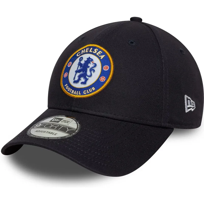 gorra-curva-azul-marino-snapback-9forty-core-de-chelsea-football-club-premier-league-de-new-era