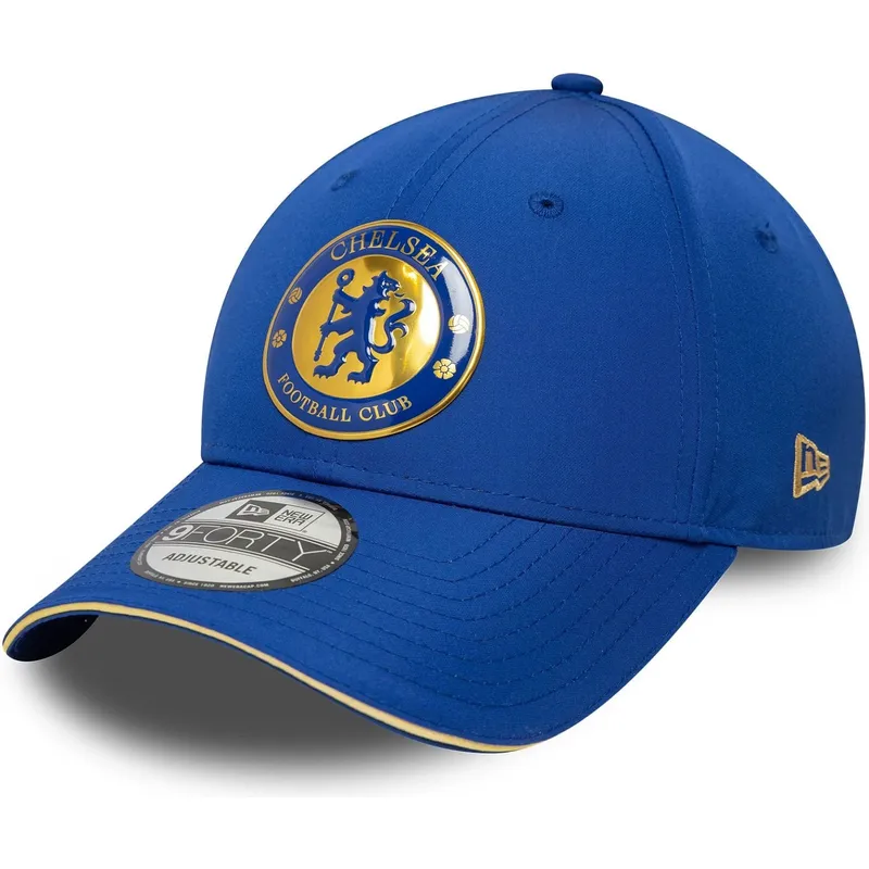 new-era-curved-brim-9forty-retro-chelsea-football-club-premier-league-blue-adjustable-cap
