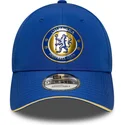 kepure-islenkta-melyna-reguliuojama-juostele-9forty-retro-chelsea-football-club-premier-league-new-era