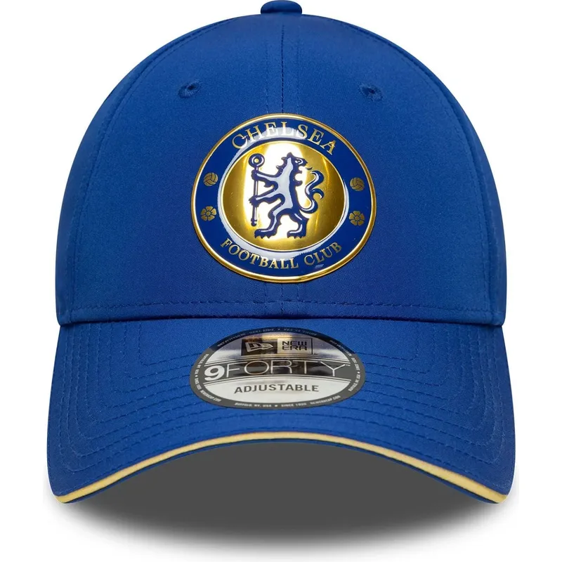 cap-islenkta-blue-adjustable-strap-9forty-retro-chelsea-football-club-premier-league-new-era cap-islenkta-blue-adjustable-strap-9forty-retro-chelsea-football-club-premier-league-new-era