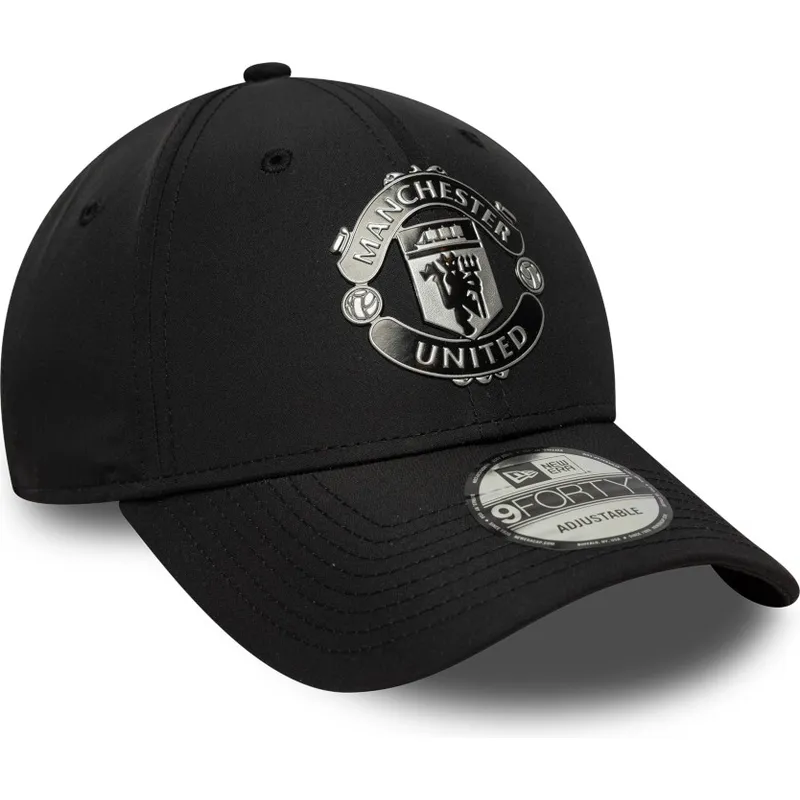 kepure-islenkta-juoda-reguliuojamas-9forty-reflective-manchester-united-football-club-premier-league-new-era
