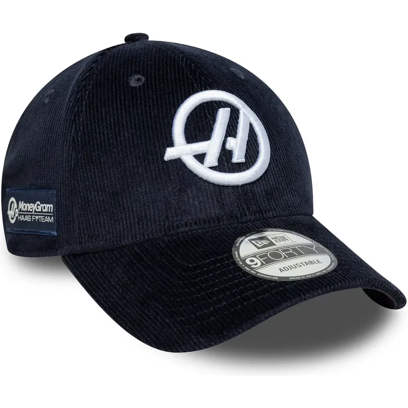 cap-islenkta-navy-blue-adjustable-strap-9forty-cord-haas-f1-team-formula-1-new-era