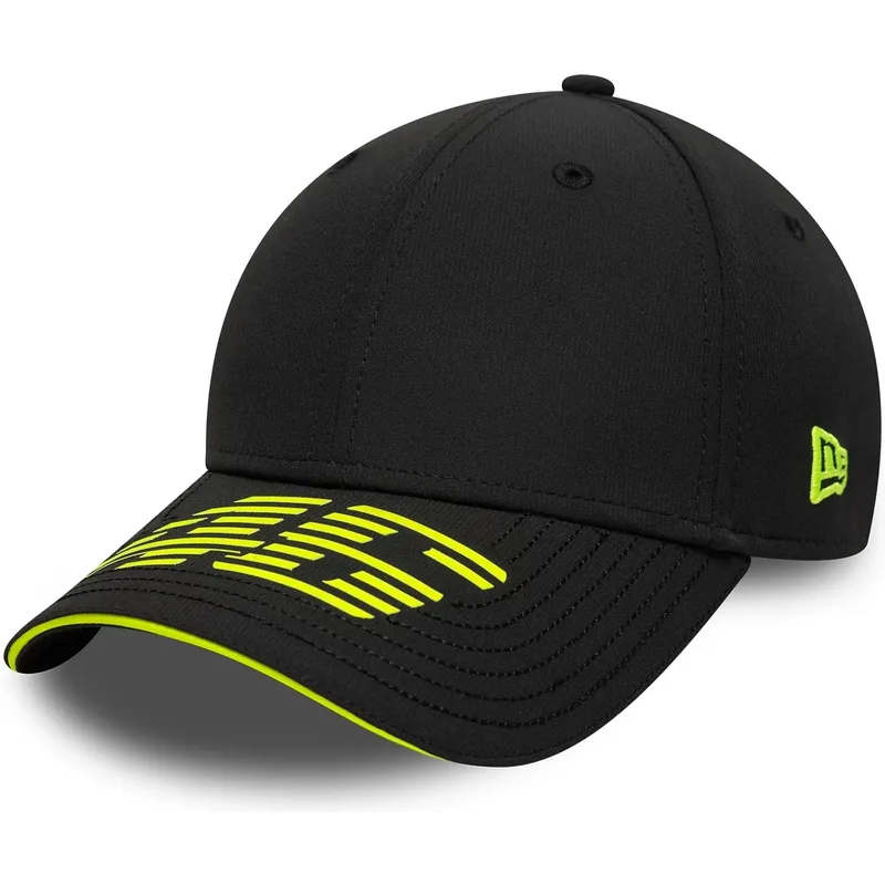 cap-islenkta-black-adjustable-strap-9forty-recycled-stripe-valentino-rossi-vr46-motogp-new-era