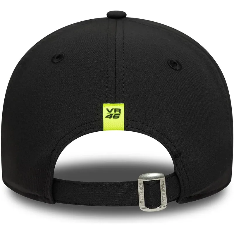 cap-islenkta-black-adjustable-strap-9forty-recycled-stripe-valentino-rossi-vr46-motogp-new-era