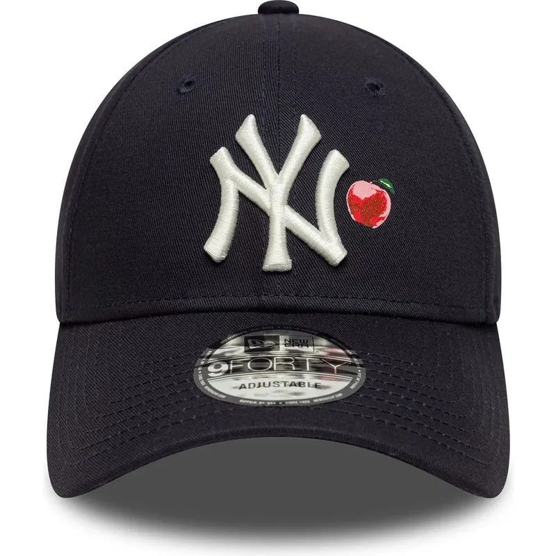 kepure-islenkta-tamsiai-melyna-reguliuojama-juostele-9forty-fruit-icon-new-york-yankees-mlb-new-era