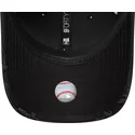 kepure-islenkta-juoda-reguliuojama-juostele-9forty-wash-distress-new-york-yankees-mlb-new-era