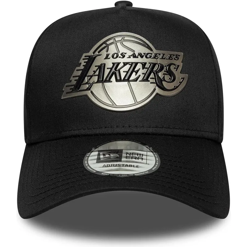 cap-islenkta-black-snapback-9forty-e-frame-metallic-los-angeles-lakers-nba-new-era