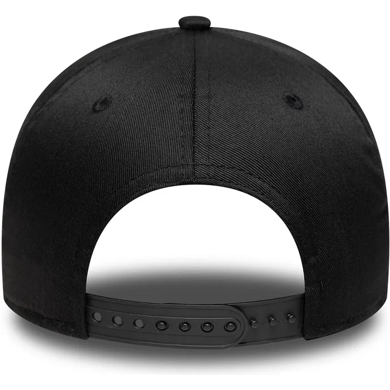 kepure-islenkta-juoda-snapback-9forty-e-frame-metallic-los-angeles-lakers-nba-new-era