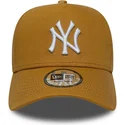 kepure-islenkta-ruda-snapback-9forty-e-frame-league-essential-new-york-yankees-mlb-new-era