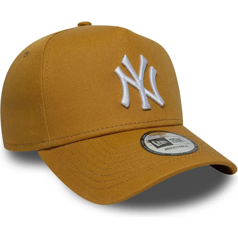 kepure-islenkta-ruda-snapback-9forty-e-frame-league-essential-new-york-yankees-mlb-new-era