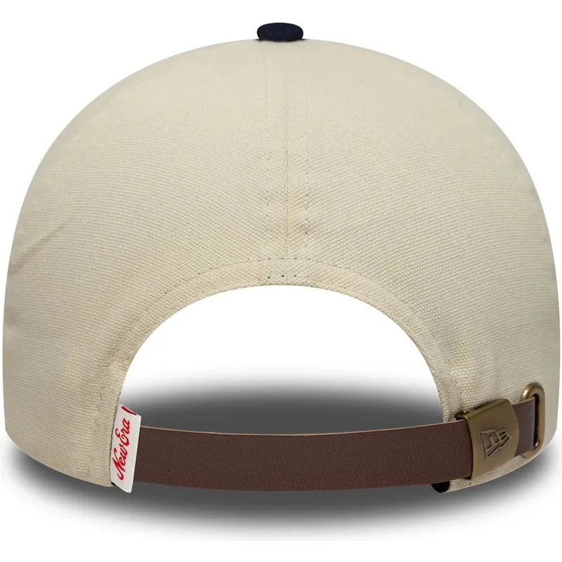kepure-islenkta-smelio-reguliuojama-juostele-9forty-e-frame-patch-suede-new-era