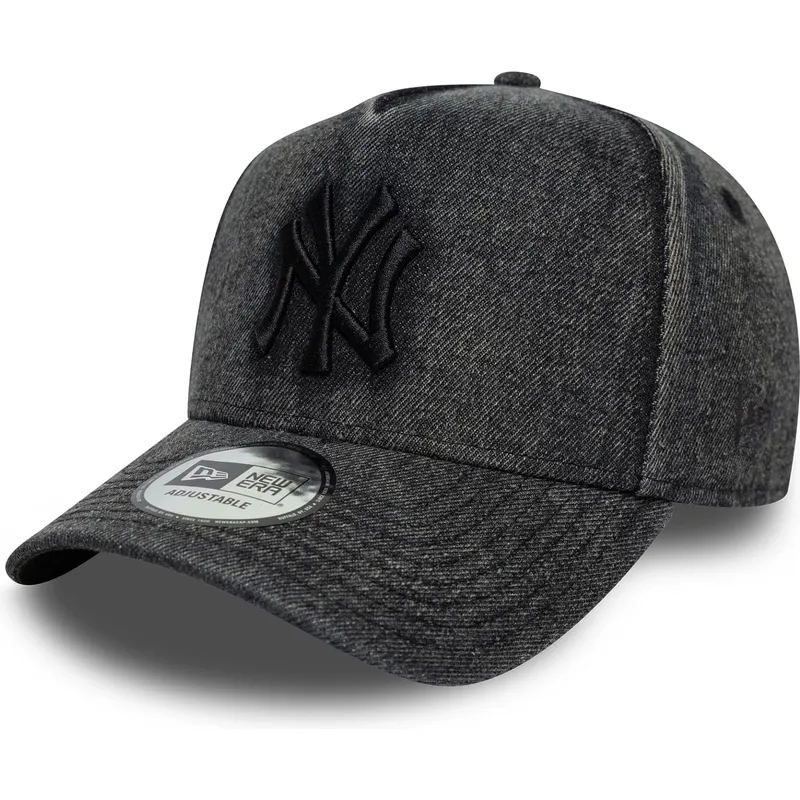 czarna-zakrzywiona-czapka-snapback-9forty-e-frame-denim-new-york-yankees-mlb-new-era