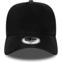 kepure-islenkta-juoda-reguliuojama-juostele-9forty-e-frame-img-suede-new-era