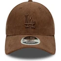 kepure-islenkta-ruda-reguliuojamas-9forty-m-crown-cord-los-angeles-dodgers-mlb-new-era