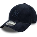 kepure-islenkta-tamsiai-melyna-reguliuojamas-9forty-m-crown-cord-new-york-yankees-mlb-new-era