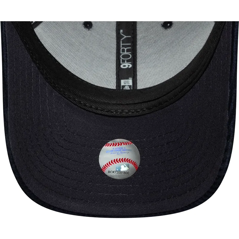 kepure-islenkta-tamsiai-melyna-reguliuojamas-9forty-m-crown-cord-new-york-yankees-mlb-new-era