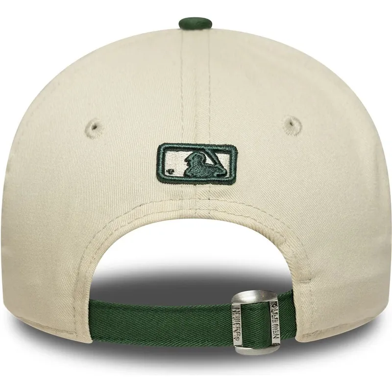 cap-islenkta-beige-adjustable-strap-9forty-m-crown-wordmark-los-angeles-dodgers-mlb-new-era