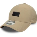 new-era-curved-brim-9forty-m-crown-sport-beige-adjustable-cap