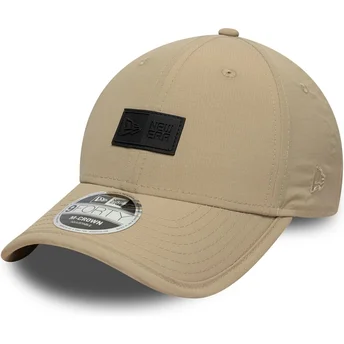 Cap išlenkta beige adjustable strap 9FORTY M-Crown New Era