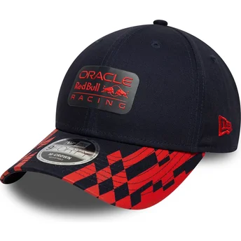 Cap išlenkta navy blue snapback 9FORTY M-Crown Visor Print Red Bull Racing Formula 1 New Era