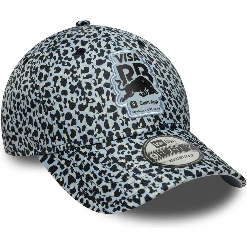 cap-islenkta-leopard-adjustable-strap-9forty-m-crown-racing-bulls-f1-team-formula-1-new-era