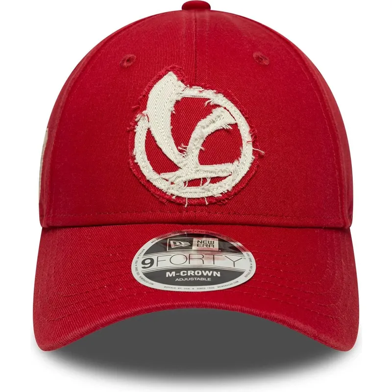 kepure-islenkta-raudona-snapback-9forty-m-crown-80th-year-vespa-piaggio-new-era