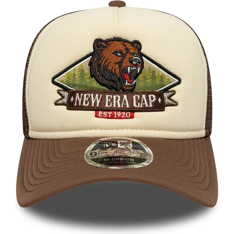 czapka-trucker-brazowa-9forty-m-crown-graphic-new-era