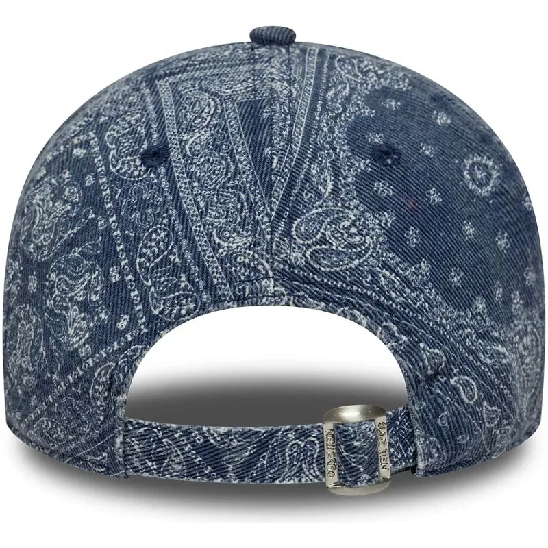 niebieska-regulowana-czapka-z-zakrzywionym-daszkiem-9twenty-washed-paisley-new-york-yankees-mlb-new-era