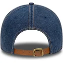 kepure-islenkta-melyna-reguliuojamas-9twenty-denim-distress-new-york-yankees-mlb-new-era