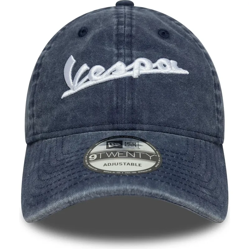 cap-islenkta-blue-adjustable-strap-9twenty-washed-vespa-piaggio-new-era