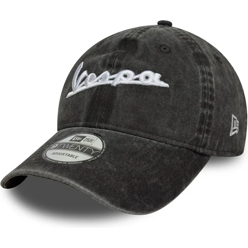 cap-islenkta-black-adjustable-strap-9twenty-washed-vespa-piaggio-new-era