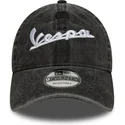 cap-islenkta-black-adjustable-strap-9twenty-washed-vespa-piaggio-new-era