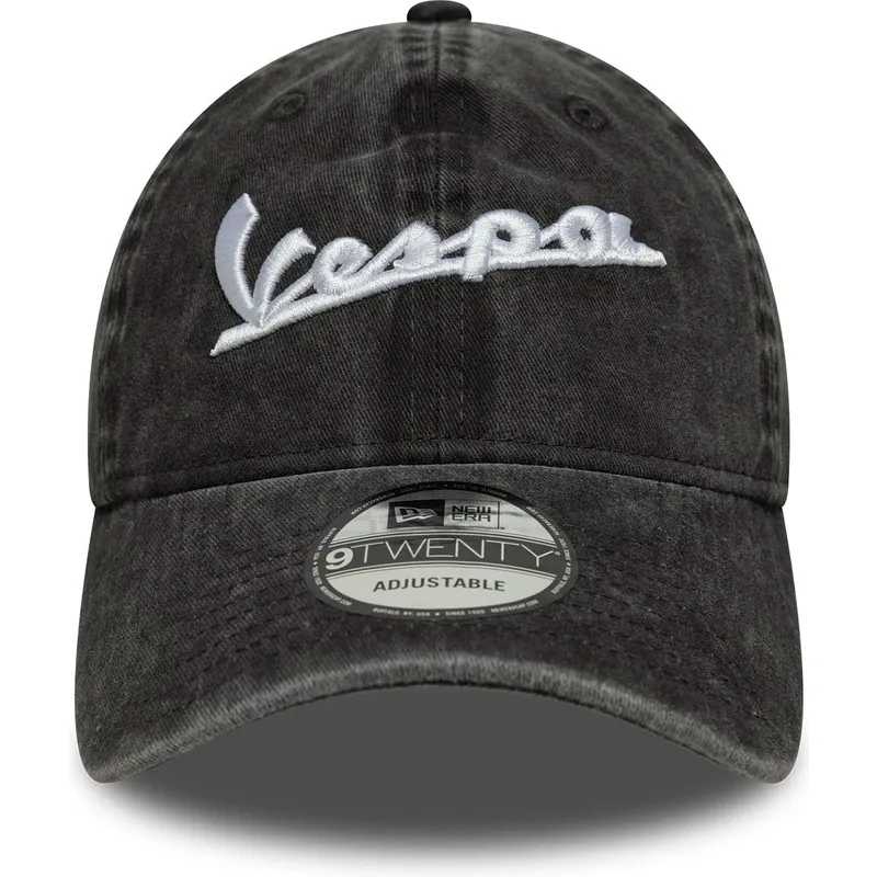 cap-islenkta-black-adjustable-strap-9twenty-washed-vespa-piaggio-new-era