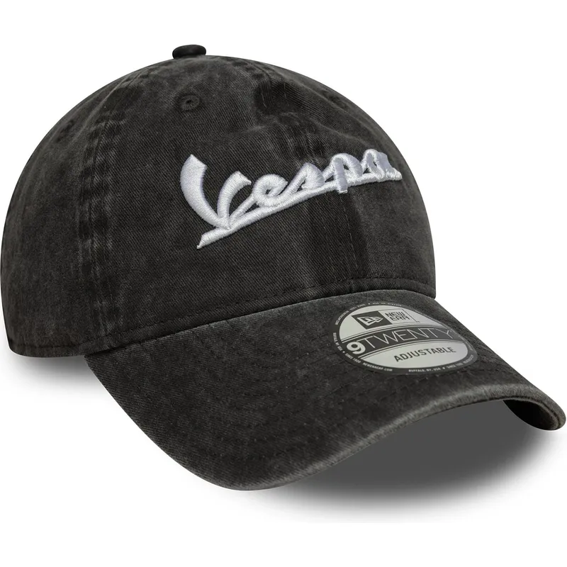cap-islenkta-black-adjustable-strap-9twenty-washed-vespa-piaggio-new-era