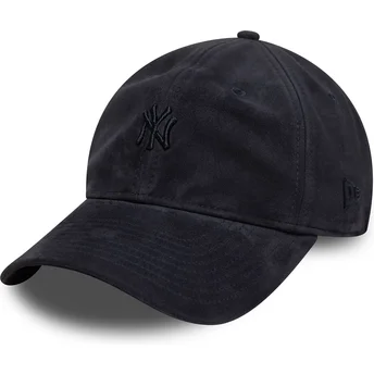 Cap išlenkta navy blue adjustable strap 9TWENTY Suede New York Yankees MLB New Era