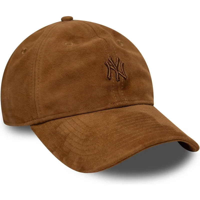 cap-islenkta-brown-adjustable-strap-9twenty-suede-new-york-yankees-mlb-new-era