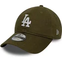cap-islenkta-green-adjustable-strap-9twenty-linen-los-angeles-dodgers-mlb-new-era