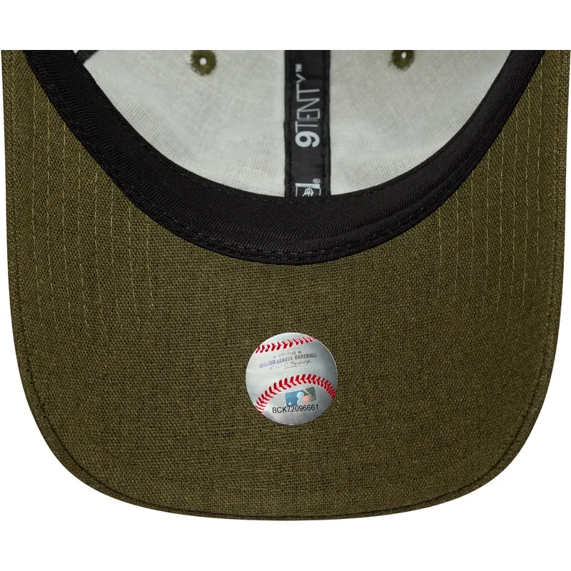 kepure-islenkta-zalia-reguliuojamas-9twenty-linen-los-angeles-dodgers-mlb-new-era
